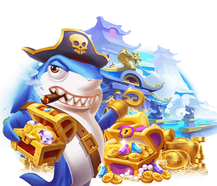 Hình ảnh game bắn cá 8us với đồ họa sống động và cá vàng